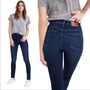 Madewell 10" High-Rise Skinny Blue Jeans Size 23 Women’s NWT
